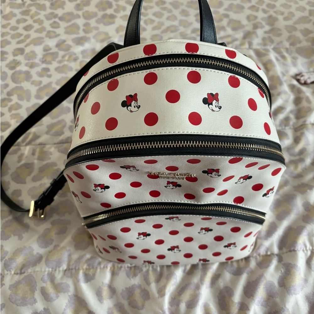 Kate Spade Minnie Mouse mini Backpack LIKE NEW - Picture 2 of 7